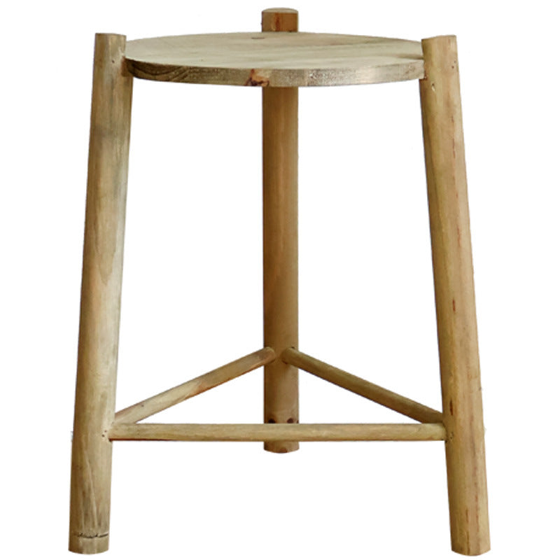 Massive wooden stool Bowlift