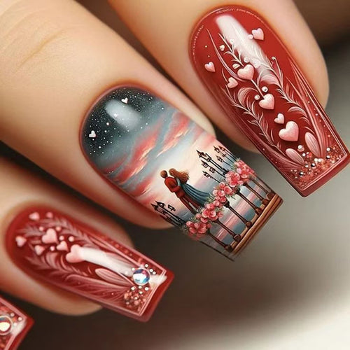 Romantic Scenic Nail Art Bowlift