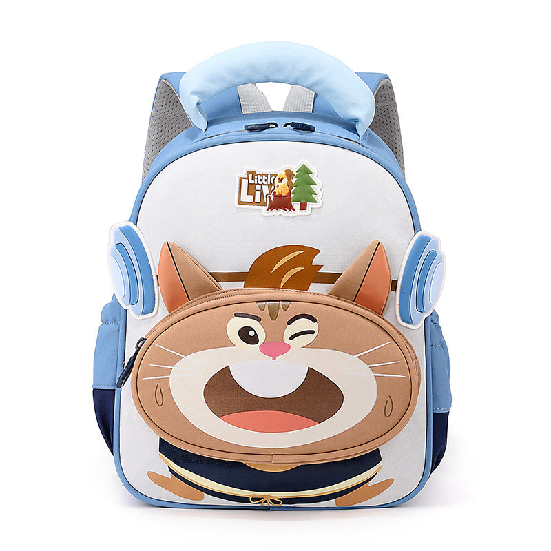 Children's Cartoon-Themed School Backpack Bowlift