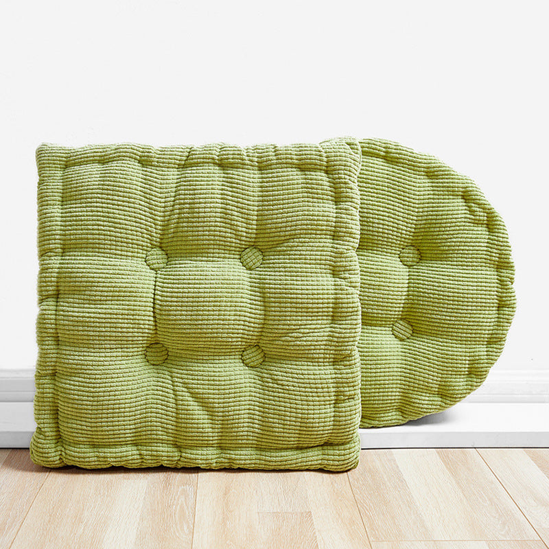 Textured Tufted Seat Cushion Pad Set for Dining Chairs and Floor Seating Bowlift