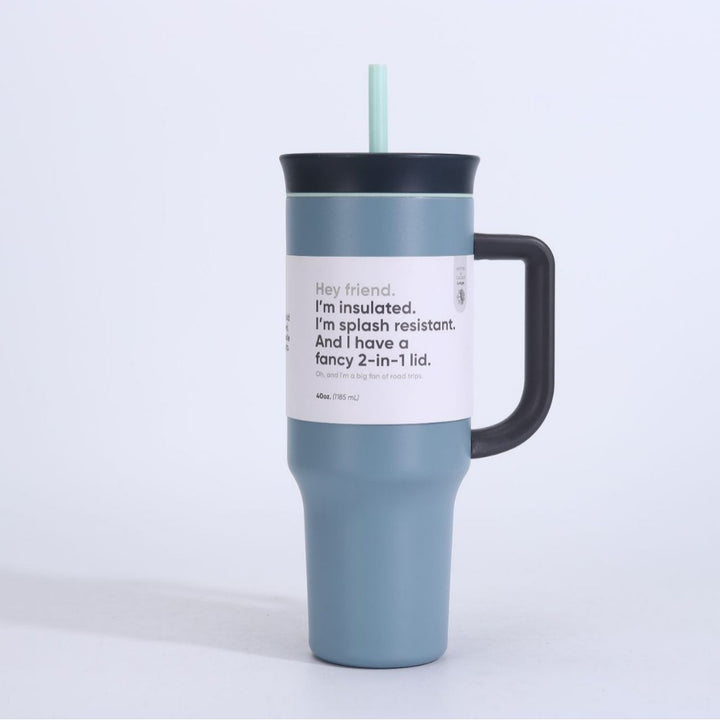 Women's insulated mug with 2-in-1 lid Bowlift