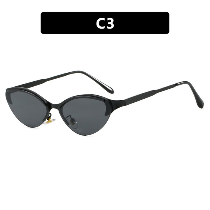 Ladies Cat-Eye Sunglasses with Elegant Frame and UV Protection Bowlift