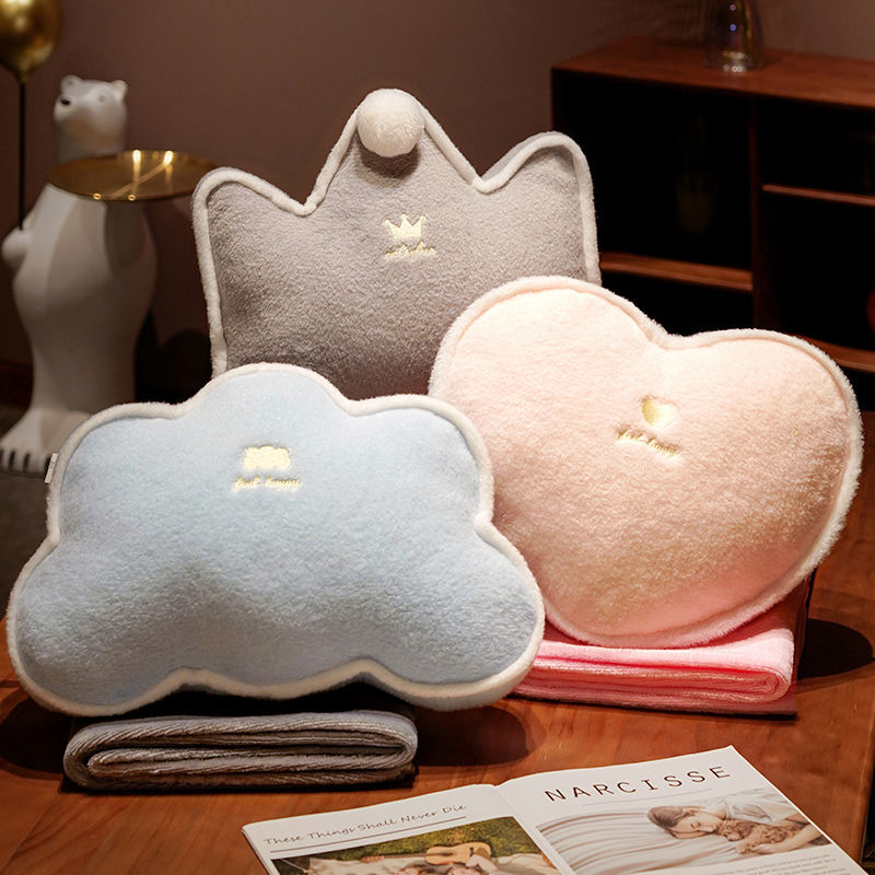 Comfortable plush pillow with ergonomic shape Bowlift