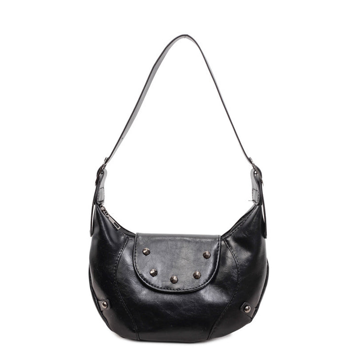Stylish Leather Hobo Bag Bowlift