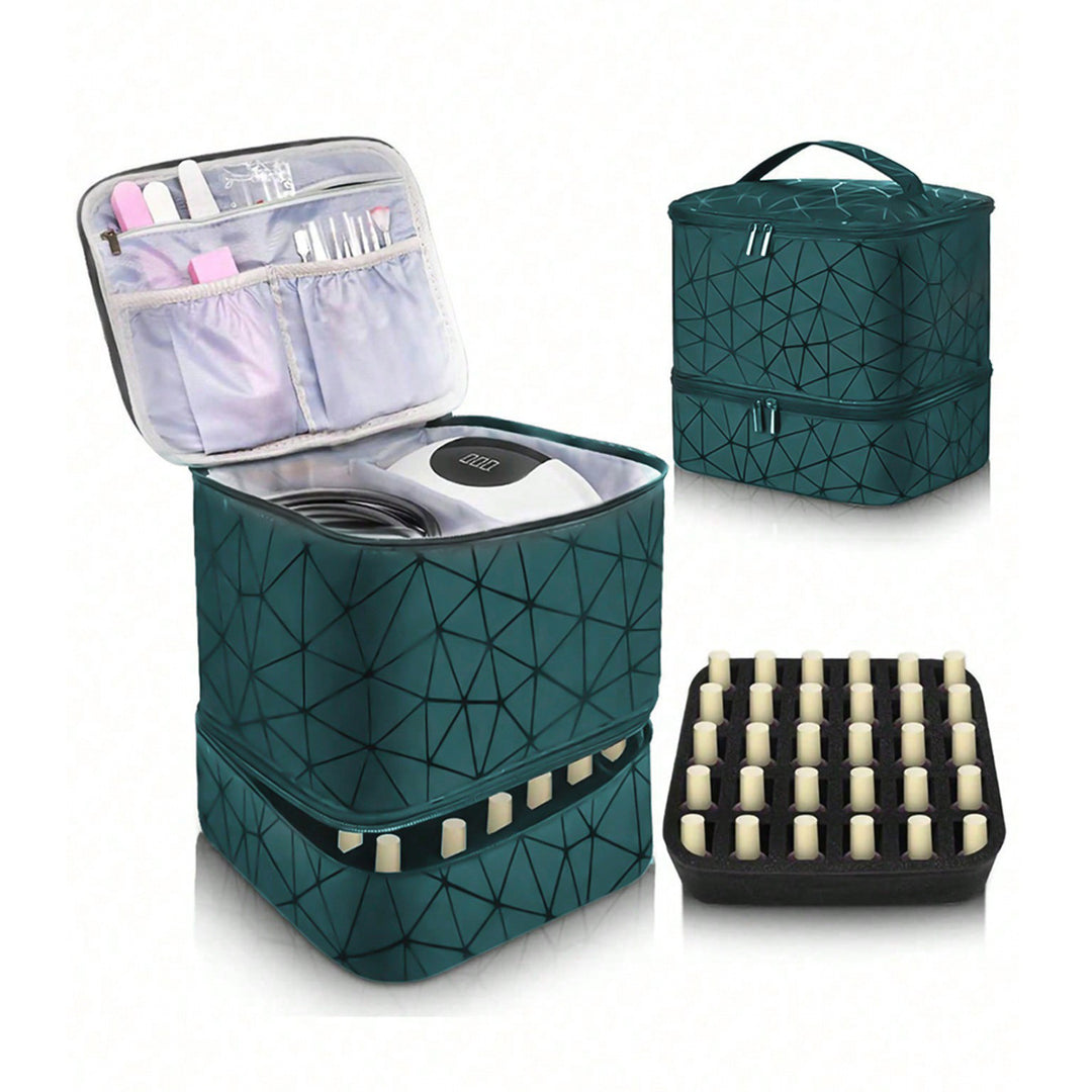 Cosmetic storage bag with two compartments Bowlift