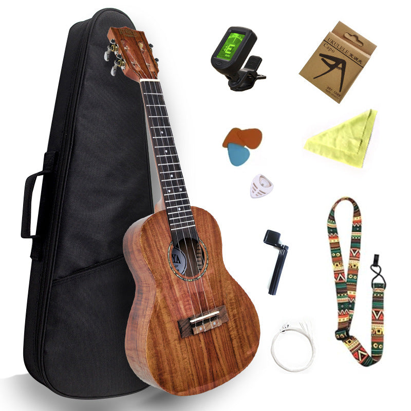 Premium Mahogany Acoustic Ukulele Bundle Bowlift