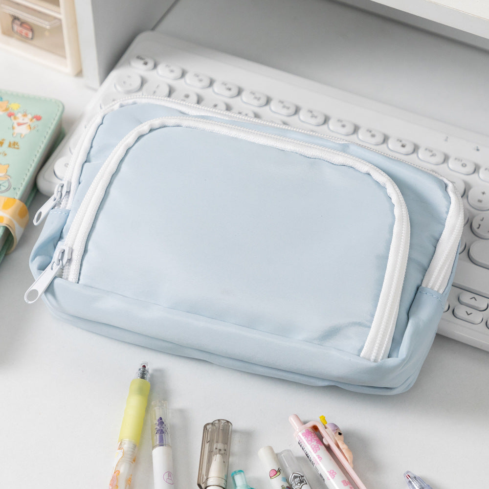 Multi-Functional Zippered Pencil Case Bowlift