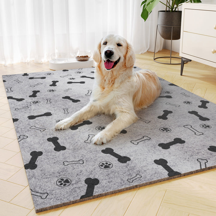 Durable Pet-Themed Comfort Mat Bowlift