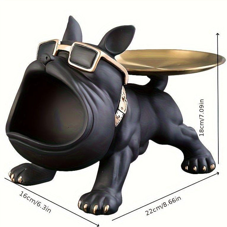 Funny decorative figure of a French Bulldog Bowlift
