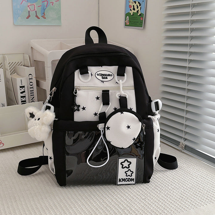 Cute Star Patterned Backpack
