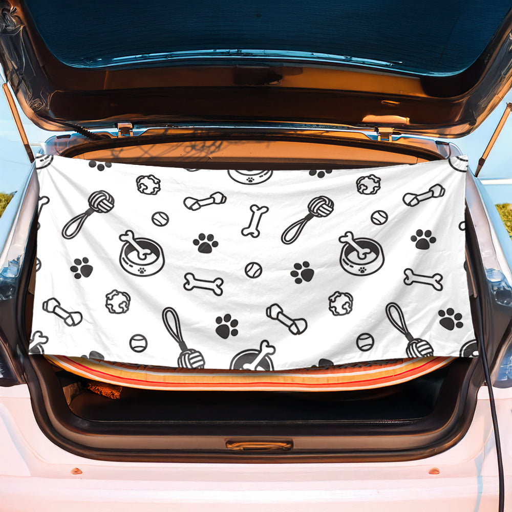 Multifunctional beach towel with cheerful fruit pattern Bowlift