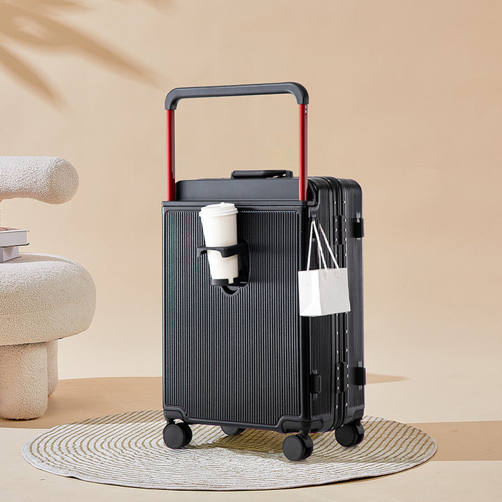 Compact Travel Roller Suitcase Bowlift