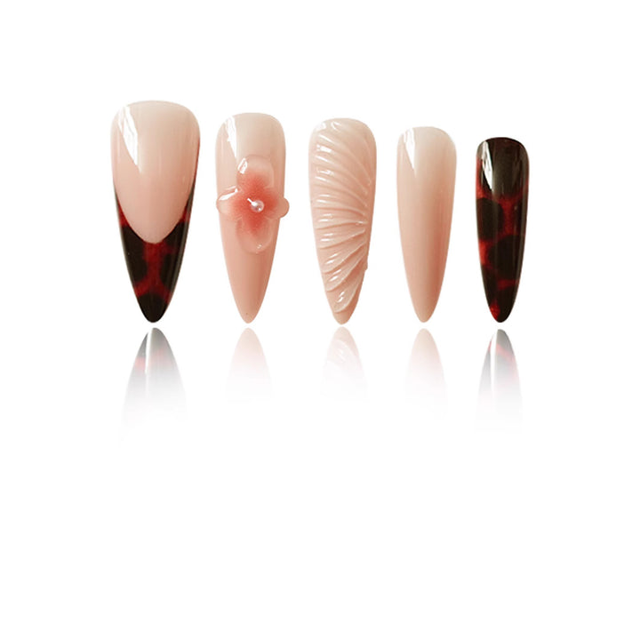 Premium Decorative Acrylic Nail Tips Bowlift