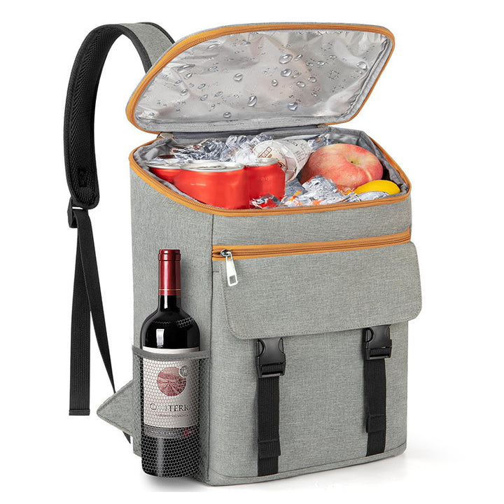 Cooler backpack with multifunctional interior Bowlift