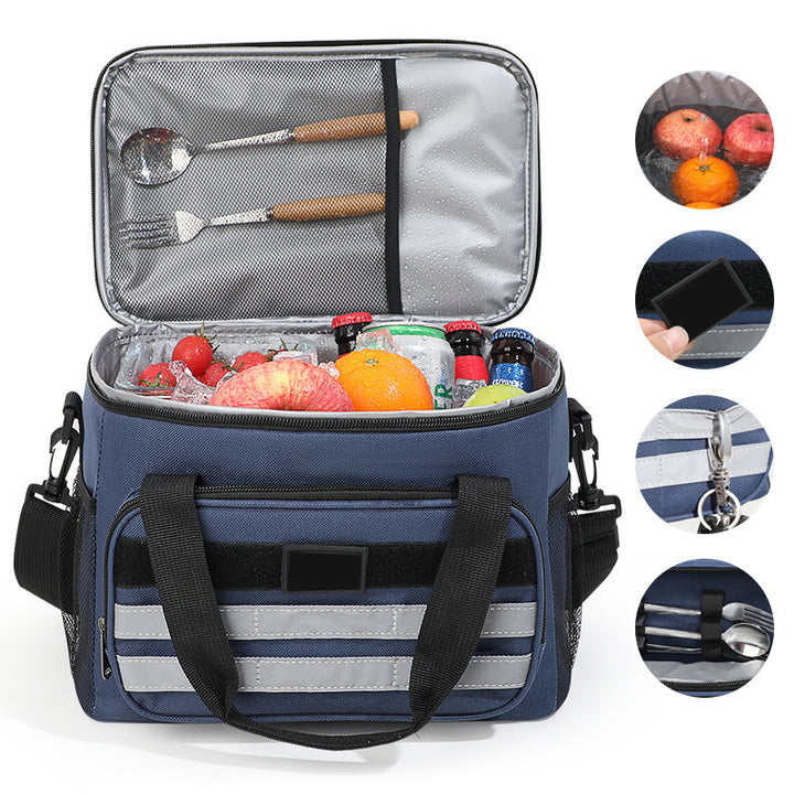 Unisex insulated cooler bag with additional compartments Bowlift