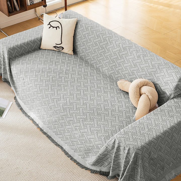 Stylish Woven Sofa Throw Blanket