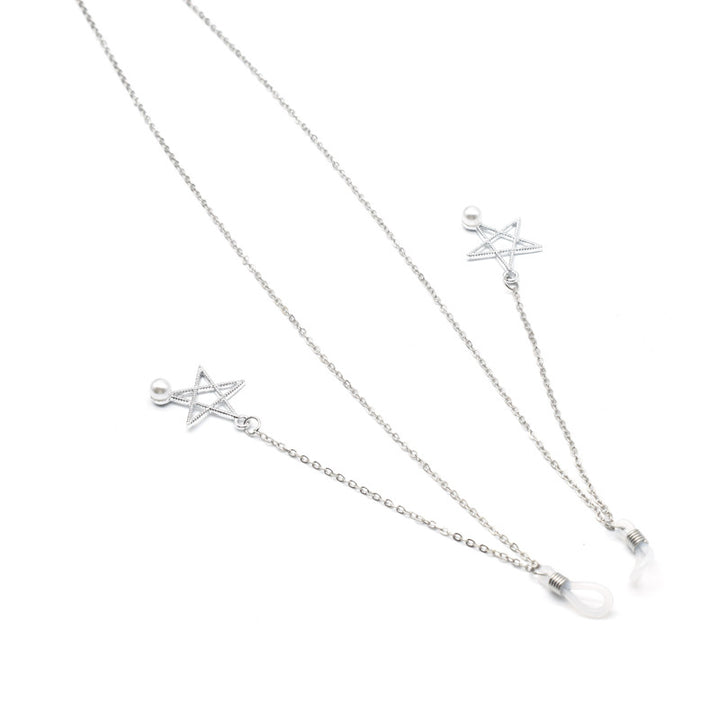 Star-Motif Eyewear Holder Chain Bowlift