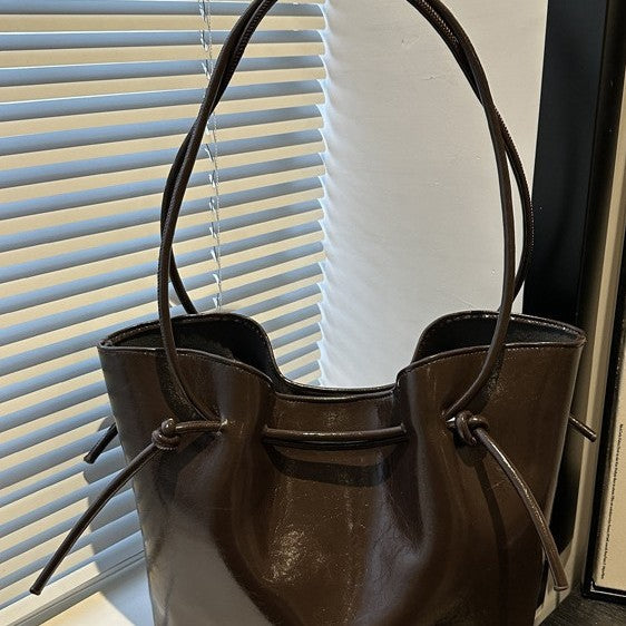 Stylish Leather Tote Bag Bowlift