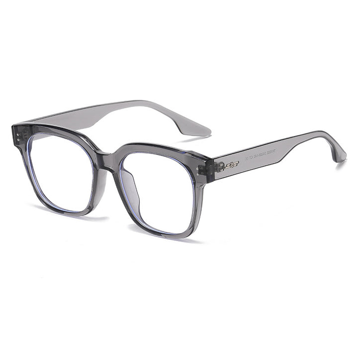 Oversized Geometric Frame Eyeglasses
