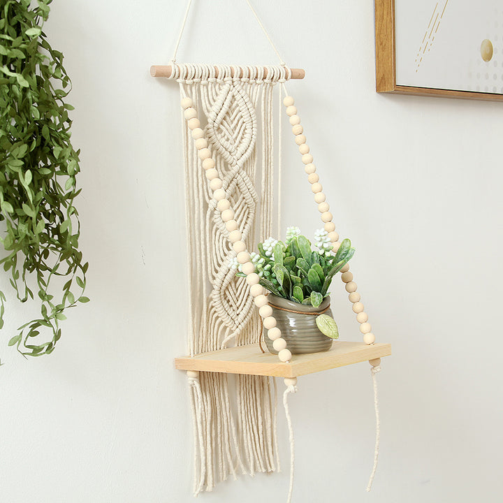 Decorative Macramé Swing Shelf Bowlift
