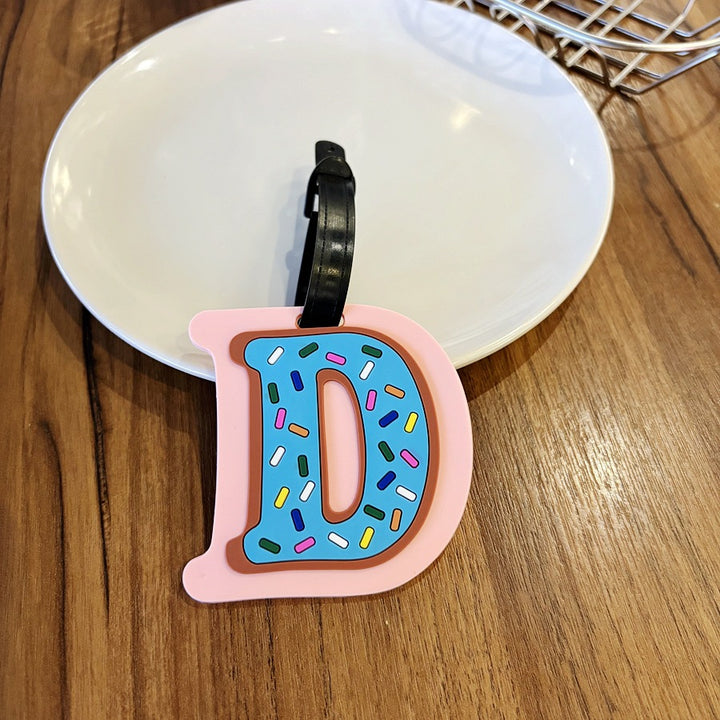 Personalized Alphabet Luggage Tag Bowlift