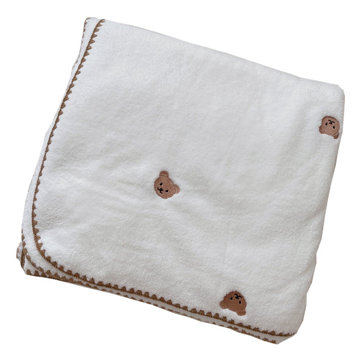 Unisex cuddly blanket with sweet bear motifs Bowlift