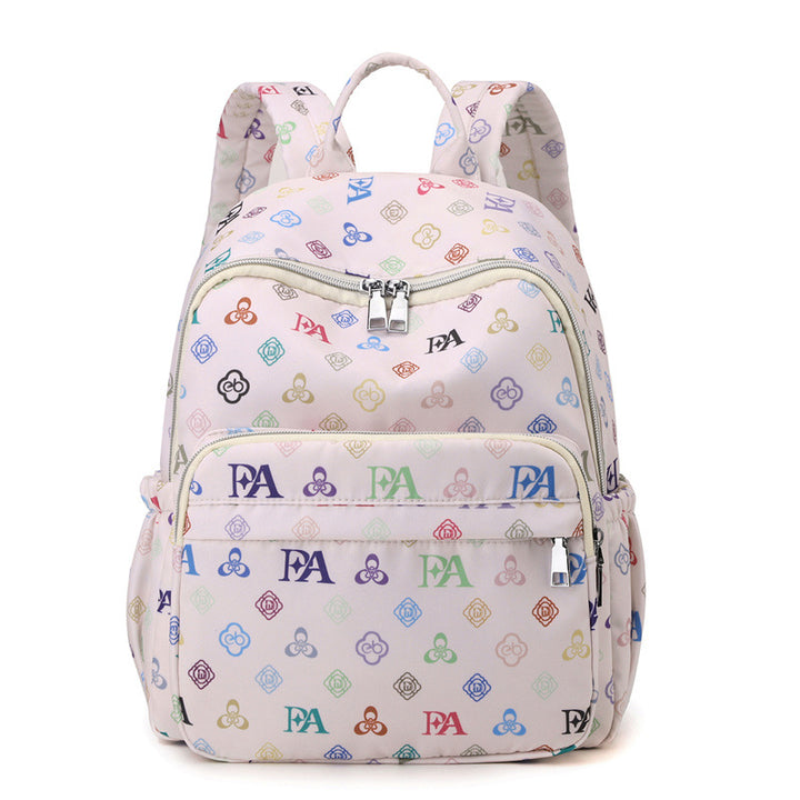 Playful Graphic Print Backpack Bowlift