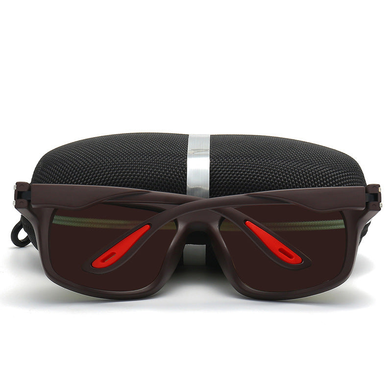 Men's sporty sunglasses with polarized lenses and shock-resistant frame Bowlift