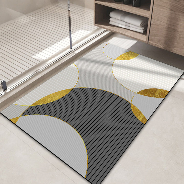 Modern Abstract Decorative Bath Mat