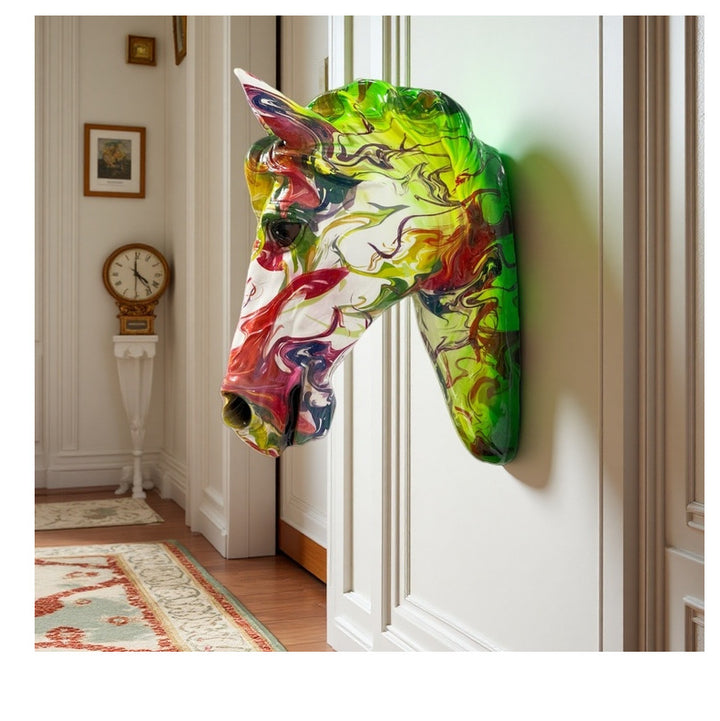 Decorative Horse Head Sculpture Bowlift