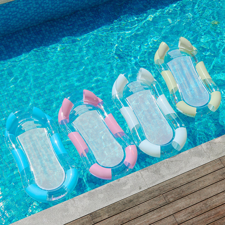 Women's Inflatable Relax Lounger with Mesh Surface Bowlift