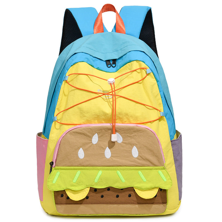 Whimsical Hamburger Design Backpack
