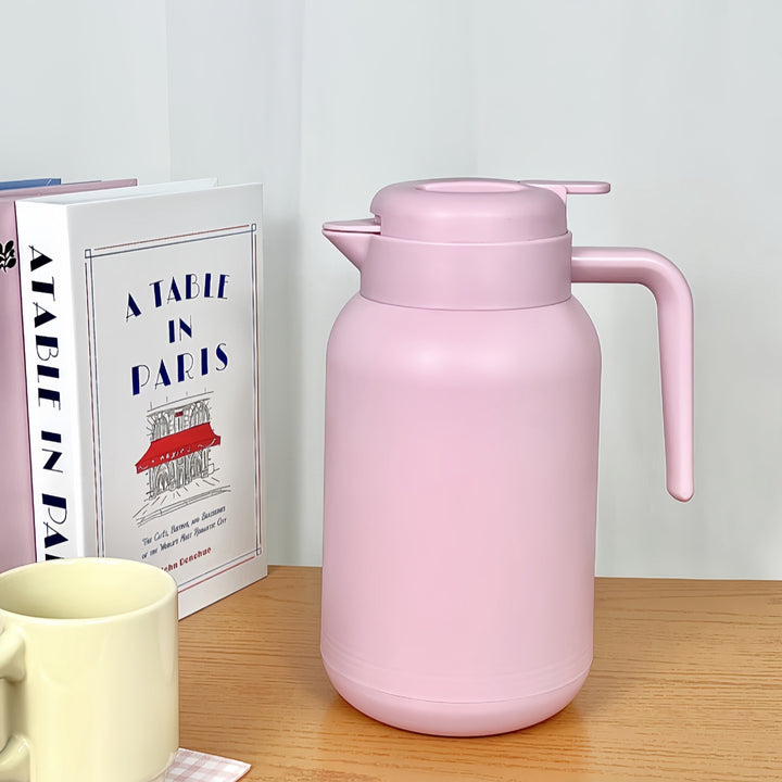 Women's insulated thermos with innovative leak protection and ergonomic handle Bowlift