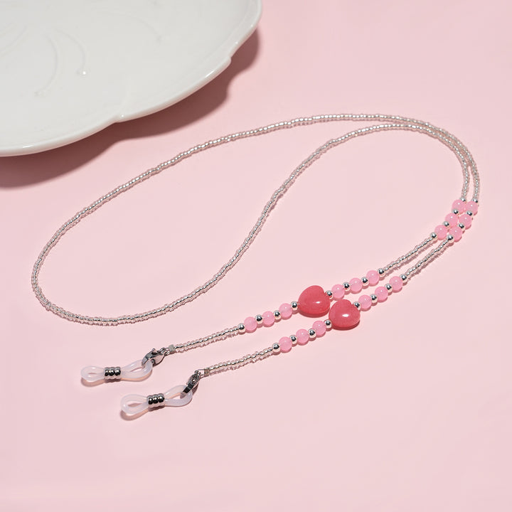 Elegant Beaded Eyewear Chain Bowlift