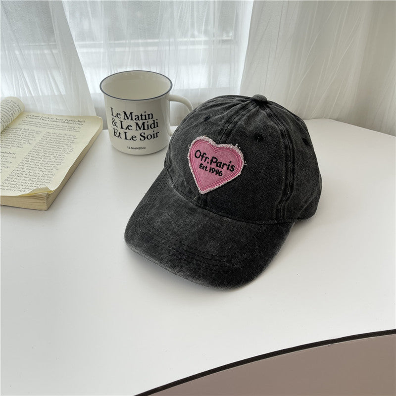 Women's Vintage-Inspired Embroidered Baseball Cap Bowlift