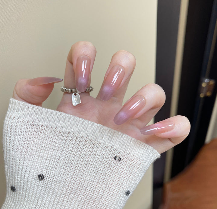 Ombre Gel Press-On Nail Set Bowlift