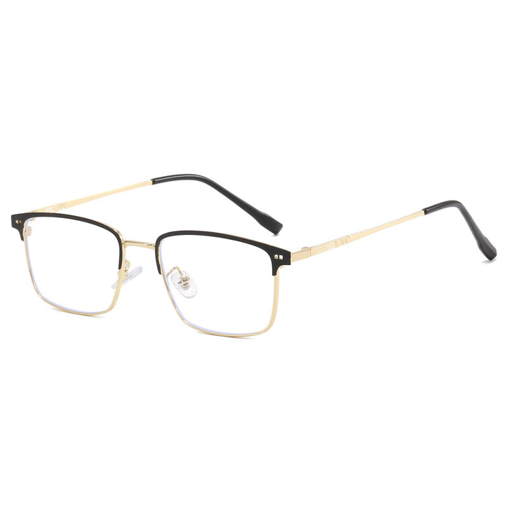 Women's elegant square glasses with fine metal frame Bowlift