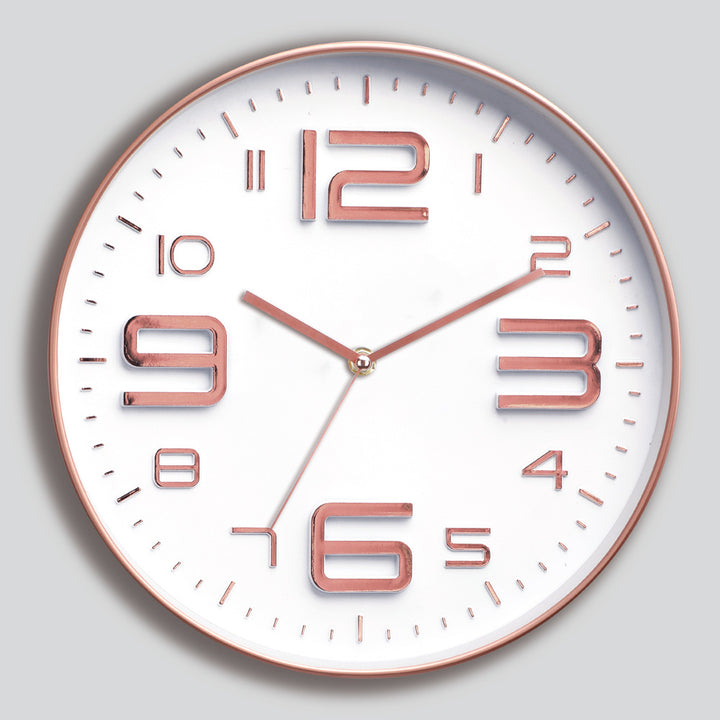 Wall clock with large dial and modern design Bowlift