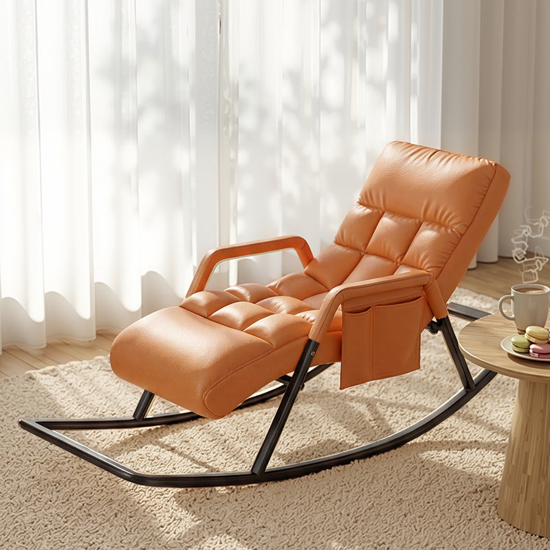 Ladies rocking chair with ergonomic design and luxurious upholstery Bowlift