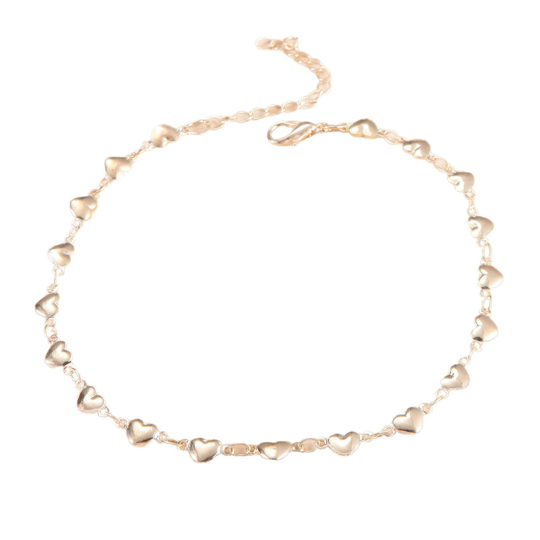 Heart-Inspired Chain Anklet Bowlift