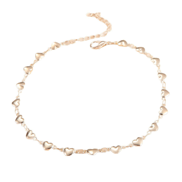 Heart-Inspired Chain Anklet Bowlift