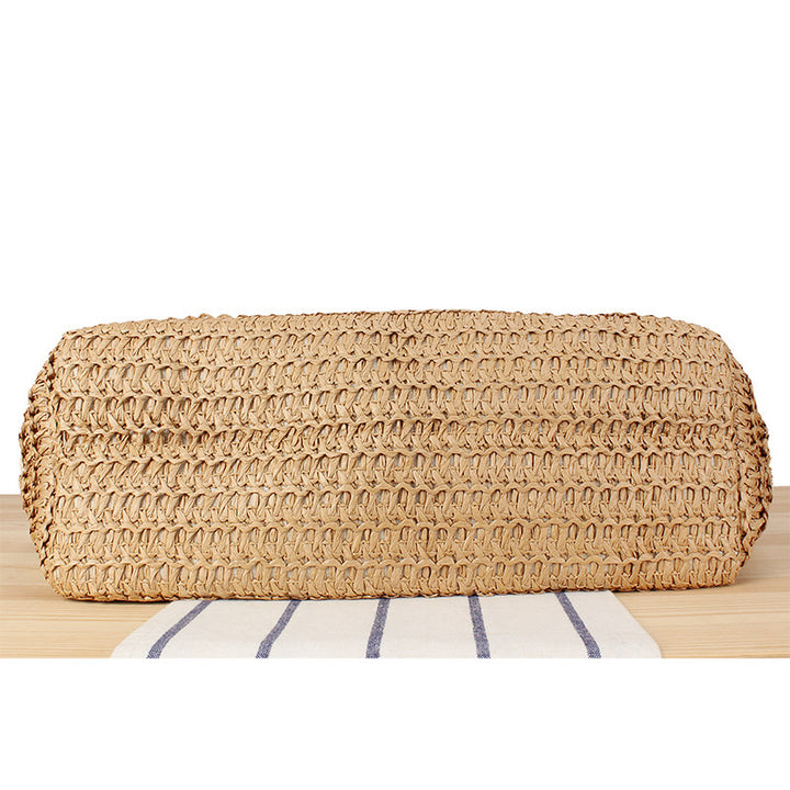 Shopping basket in modern wicker design with sturdy carrying handles Bowlift