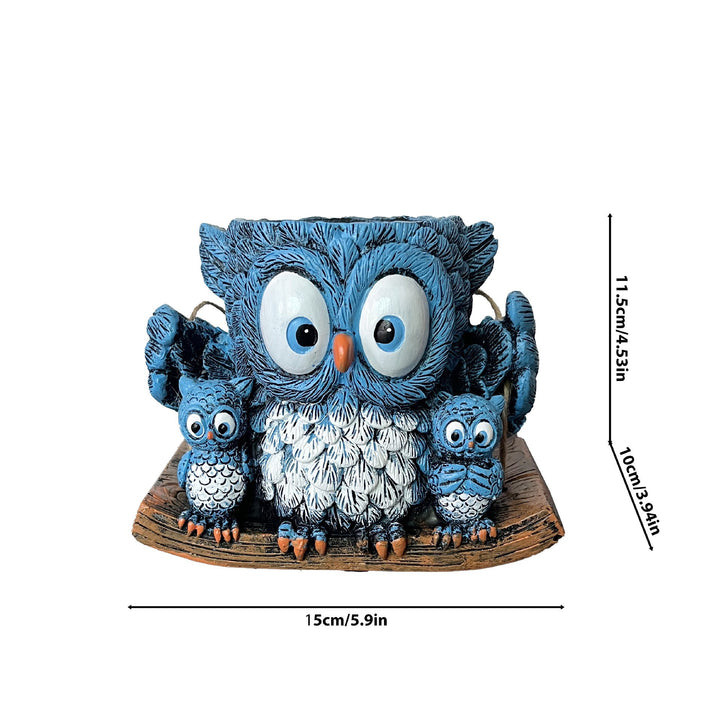 Owl-shaped decorative flower pot Bowlift