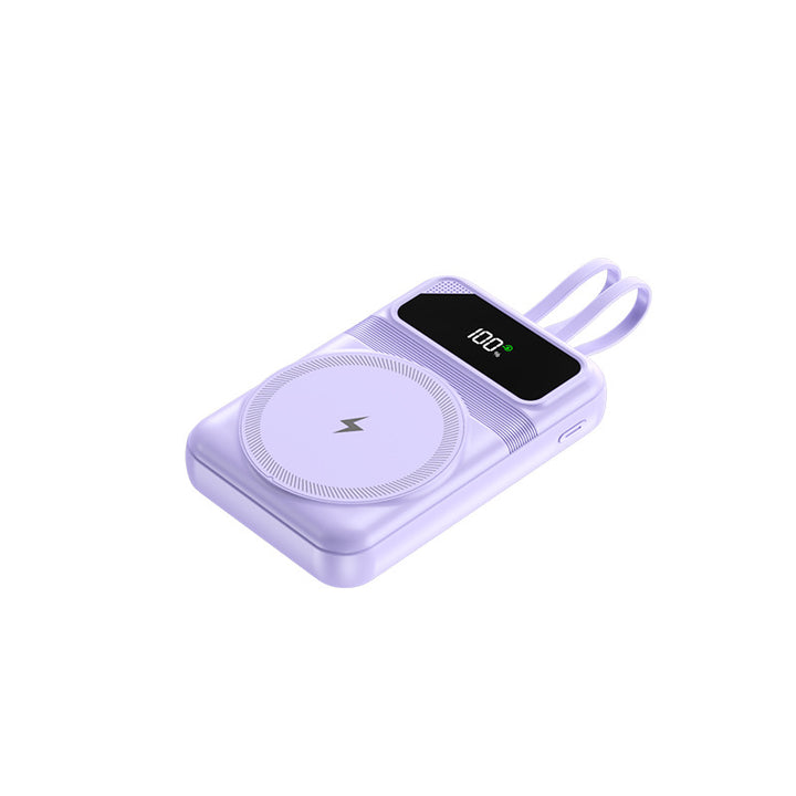 Wireless power bank with integrated Qi charger Bowlift