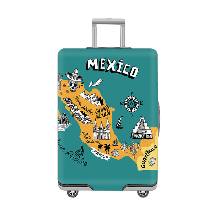 Cartoon Cat Design Hard Shell Luggage Bowlift