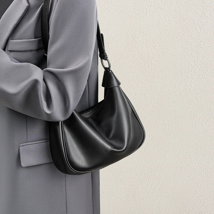 Stylish Curved Shoulder Bag Bowlift