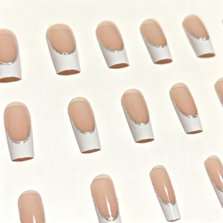 French Tip Gel Nail Art Extensions Bowlift