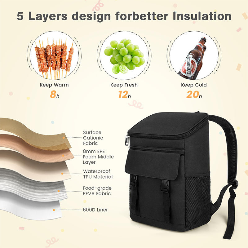 Insulated Backpack Cooler Bowlift