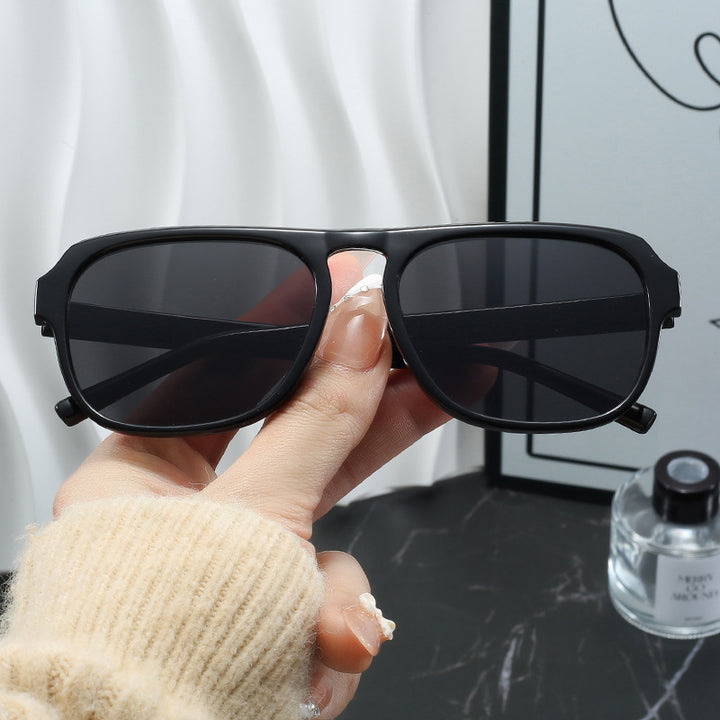 Women's modern rectangular sunglasses with polarized lenses Bowlift