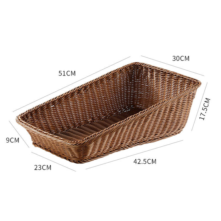 Unisex Portable Storage Box made of Woven Rattan Bowlift